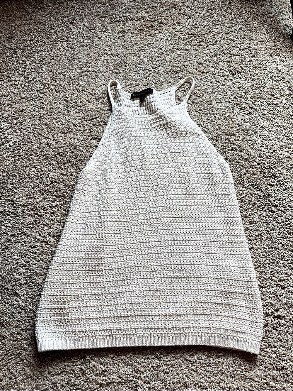Banana Republic Knit top in White Size Small